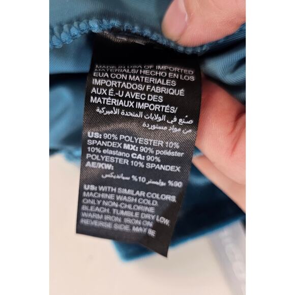 NWT Chicos Travelers size 00P (0/2 PETITE) TEAL VELOUR BLUE layering top tank - Picture 6 of 9